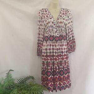 TIBI BEAUTIFUL DEEP V‎ NECK  SEXY DRESS SZ M